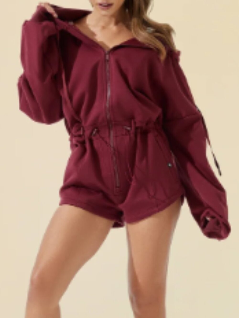POPFLEX - Cloud Romper - Red Wine - Picture 10 of 10